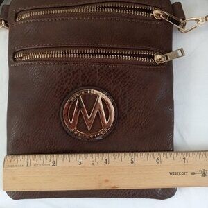 Mia K Farrow Brown Crossbody purse